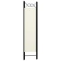 Biombo divisor de 3 paneles blanco 120x180 cm