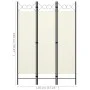Biombo divisor de 3 paneles blanco 120x180 cm de vidaXL, Divisores de ambientes - Ref: Foro24-320699, Precio: 35,33 €, Descue...