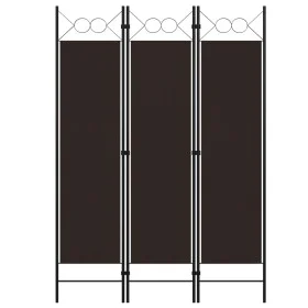Brown 3-panel room divider screen 120x180 cm by vidaXL, Room dividers - Ref: Foro24-320700, Price: 33,94 €, Discount: %
