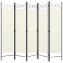 Divider screen with 5 panels white 200x180 cm by vidaXL, Room dividers - Ref: Foro24-320707, Price: 48,50 €, Discount: %