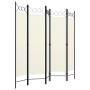 Trennwand mit 5 Paneelen weiß 200x180 cm von vidaXL, Raumteiler - Ref: Foro24-320707, Preis: 48,61 €, Rabatt: %
