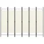 Divider screen with 6 panels white 240x180 cm by vidaXL, Room dividers - Ref: Foro24-320711, Price: 56,06 €, Discount: %