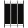 Black 3-panel room divider screen 120x180 cm by vidaXL, Room dividers - Ref: Foro24-320702, Price: 32,05 €, Discount: %