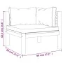Garden furniture 10 pcs cream cushions solid acacia wood by , Garden sets - Ref: Foro24-3086941, Price: 1,00 €, Discount: %