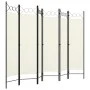 Trennwand mit 6 Paneelen weiß 240x180 cm von vidaXL, Raumteiler - Ref: Foro24-320711, Preis: 56,04 €, Rabatt: %