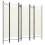 Trennwand mit 6 Paneelen weiß 240x180 cm von vidaXL, Raumteiler - Ref: Foro24-320711, Preis: 57,11 €, Rabatt: %