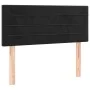 Box spring bed with mattress and LED black velvet 120x200 cm by , Beds and slatted bases - Ref: Foro24-3134455, Price: 366,42...