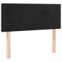 Boxspringbett mit Matratze und LED-Samt in Schwarz, 120 x 200 cm von , Betten und Lattenroste - Ref: Foro24-3134455, Preis: 3...