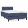 Box spring bed with blue fabric mattress 120x200 cm by , Beds and slatted bases - Ref: Foro24-3140287, Price: 384,73 €, Disco...