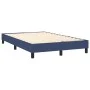 Box spring bed with blue fabric mattress 120x200 cm by , Beds and slatted bases - Ref: Foro24-3140287, Price: 384,73 €, Disco...
