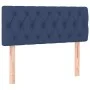 Box spring bed with blue fabric mattress 120x200 cm by , Beds and slatted bases - Ref: Foro24-3140287, Price: 384,73 €, Disco...
