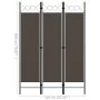Anthracite gray 3-panel divider screen 120x180 cm by vidaXL, Room dividers - Ref: Foro24-320701, Price: 35,33 €, Discount: %