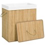 Bamboo laundry basket 2 sections 100 l by vidaXL, Laundry baskets - Ref: Foro24-320740, Price: 38,38 €, Discount: %