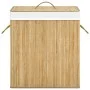 Cesto de ropa sucia de bambú 2 secciones 100 l de vidaXL, Cestas para ropa - Ref: Foro24-320740, Precio: 49,76 €, Descuento: %