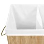 Wäschekorb aus Bambus 2 Sektionen 100 l von vidaXL, Wäschekörbe - Ref: Foro24-320740, Preis: 38,38 €, Rabatt: %