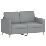 Juego de sofás con cojines 3 piezas tela gris claro von , Sofas - Ref: Foro24-3202094, Preis: 495,13 €, Rabatt: %