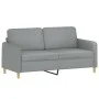 Juego de sofás con cojines 3 piezas tela gris claro by , Sofas - Ref: Foro24-3202094, Price: 486,20 €, Discount: %