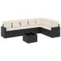 Set de sofás de jardín 8 piezas y cojines ratán sintético negro by , Modular outdoor sofas - Ref: Foro24-3251393, Price: 484,...