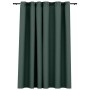 Blackout curtain with green linen look and eyelets 290x245 cm by vidaXL, Curtains and curtains - Ref: Foro24-321187, Price: 5...