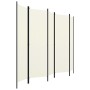 White 5-panel room divider screen 250x180 cm by vidaXL, Room dividers - Ref: Foro24-320723, Price: 37,97 €, Discount: %