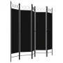 Divider screen with 5 panels black 200x180 cm by vidaXL, Room dividers - Ref: Foro24-320710, Price: 49,45 €, Discount: %