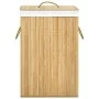 Wäschekorb aus Bambus, 2 Abschnitte, 72 l von vidaXL, Wäschekörbe - Ref: Foro24-320739, Preis: 44,73 €, Rabatt: %