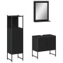 Set de muebles de baño 3 piezas madera contrachapada negro by , Bathroom furniture - Ref: Foro24-3214344, Price: 135,17 €, Di...