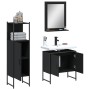 Set de muebles de baño 3 piezas madera contrachapada negro by , Bathroom furniture - Ref: Foro24-3214344, Price: 135,17 €, Di...