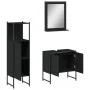 Set de muebles de baño 3 piezas madera contrachapada negro by , Bathroom furniture - Ref: Foro24-3214344, Price: 135,27 €, Di...