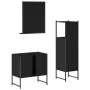 Set de muebles de baño 3 piezas madera contrachapada negro by , Bathroom furniture - Ref: Foro24-3214344, Price: 135,27 €, Di...