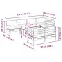Gartensofa-Set, 8-teilig, mit Kissen, imprägnierte Kiefernholzmöbel von , Gartensets - Ref: Foro24-3299352, Preis: 682,98 €, ...
