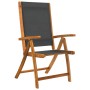 Juego comedor de jardín 5 pzas madera maciza acacia y textileno by , Garden sets - Ref: Foro24-3279266, Price: 577,01 €, Disc...
