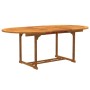 Garden dining set 5 pieces solid acacia wood and textilene by , Garden sets - Ref: Foro24-3279258, Price: 612,94 €, Discount: %