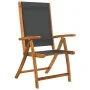 Juego comedor de jardín 5 pzas madera maciza acacia y textileno de , Conjuntos de jardín - Ref: Foro24-3279258, Precio: 613,9...
