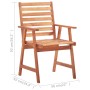 Sillas comedor de jardín y cojines 4 uds madera maciza acacia de , Sillas de jardín - Ref: Foro24-3078320, Precio: 313,55 €, ...