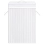 Cesto de la ropa sucia de bambú 2 secciones blanco 72 l de vidaXL, Cestas para ropa - Ref: Foro24-320743, Precio: 41,53 €, De...