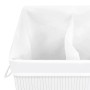 Bambus-Wäschekorb 2-teilig weiß 72 l von vidaXL, Wäschekörbe - Ref: Foro24-320743, Preis: 41,53 €, Rabatt: %