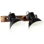 Black industrial wall lamp 45x25 cm E27 by vidaXL, Lamps - Ref: Foro24-320513, Price: 64,40 €, Discount: %