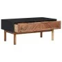 Couchtisch aus massivem Akazienholz und MDF, 90 x 50 x 40 cm von vidaXL, Couchtisch - Ref: Foro24-289908, Preis: 110,99 €, Ra...