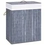 Wäschekorb aus Bambus 2-teilig grau 100 l von vidaXL, Wäschekörbe - Ref: Foro24-320742, Preis: 31,67 €, Rabatt: %