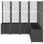 Pflanzgefäß mit schwarzem PP-Gitter 160x160x140 cm von , Töpfe und Pflanzgefäße - Ref: Foro24-367883, Preis: 317,47 €, Rabatt: %