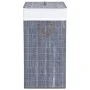 Bamboo laundry basket 2 sections gray 100 l by vidaXL, Laundry baskets - Ref: Foro24-320742, Price: 31,67 €, Discount: %