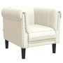 Cream velvet armchair by , Sofas - Ref: Foro24-372572, Price: 153,56 €, Discount: %