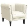 Cream velvet armchair by , Sofas - Ref: Foro24-372572, Price: 160,37 €, Discount: %