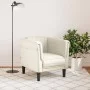 Sillón de terciopelo color crema de , Sofás - Ref: Foro24-372572, Precio: 160,37 €, Descuento: %