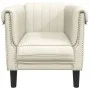 Sillón de terciopelo color crema de , Sofás - Ref: Foro24-372572, Precio: 160,37 €, Descuento: %