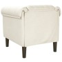 Cream velvet armchair by , Sofas - Ref: Foro24-372572, Price: 153,56 €, Discount: %
