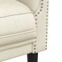 Cream velvet armchair by , Sofas - Ref: Foro24-372572, Price: 153,56 €, Discount: %