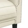 Sillón de terciopelo color crema de , Sofás - Ref: Foro24-372572, Precio: 160,37 €, Descuento: %