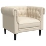 Chesterfield linen armchair by , Sofas - Ref: Foro24-372545, Price: 225,57 €, Discount: %